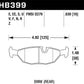 Hawk BMW Motorsport 16mm Thick DTC-60 Rear Race Brake Pads - HB399G.630
