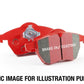 EBC 10-13 Audi A3 2.0 TD Redstuff Rear Brake Pads - DP3680C