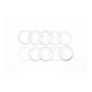 DeatschWerks -10 AN Aluminum Crush Washer (Pack of 10) - 6-02-0304