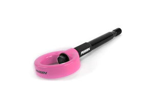 PERRIN 22-25 Subaru WRX / 18-23 Crosstrek / 17-23 Impreza Forester Tow Hook Kit (Front) - Hyper Pink - PSP-BDY-237HP