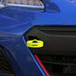 PERRIN 18-21 Subaru WRX & STI / 13-25 BRZ / 17-20 Toyota 86 Tow Hook Kit (Front) - Neon Yellow - PSP-BDY-235NY