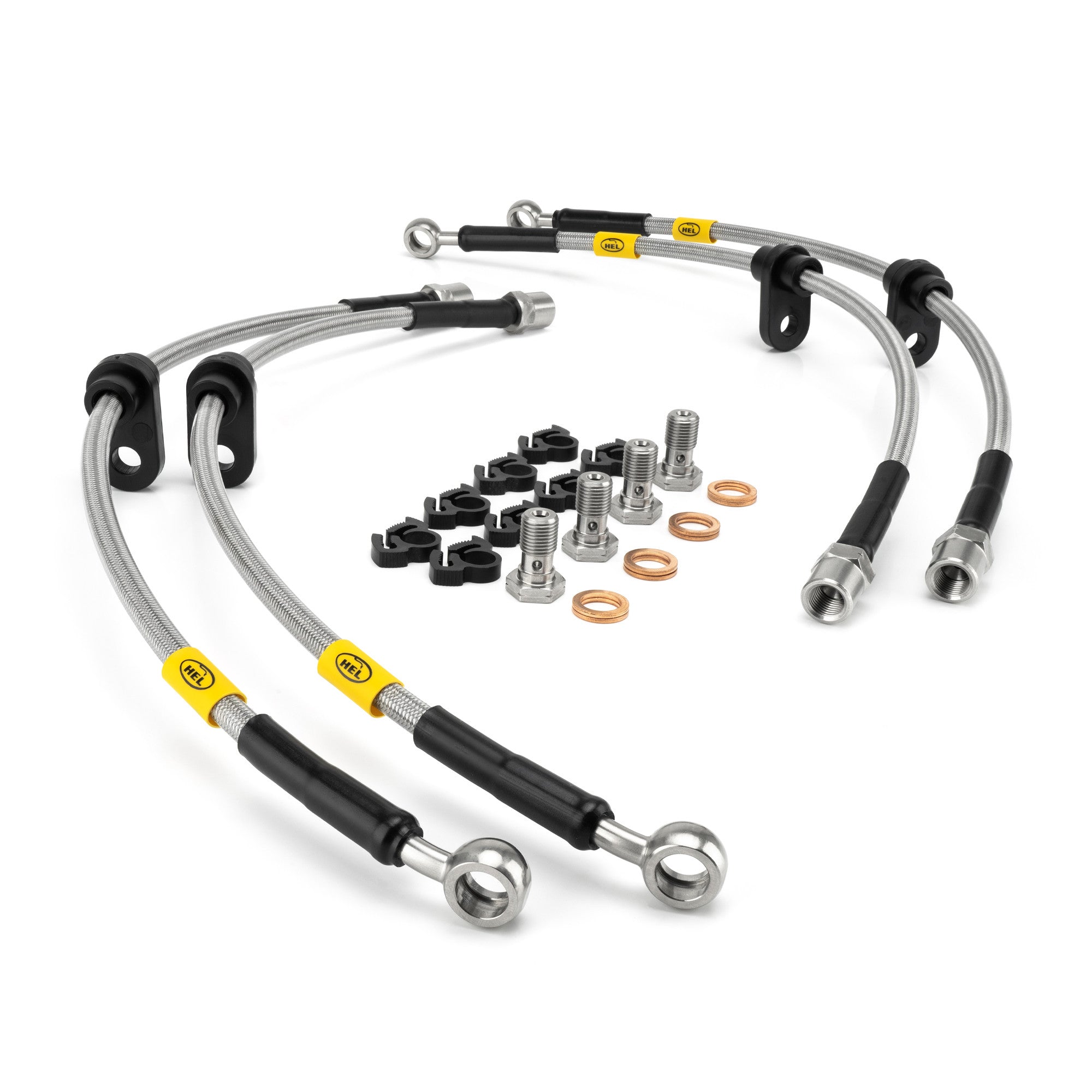 HEL Performance braided brake lines TOY-4-116 - Toyota 86 / Subaru BRZ - Revzone