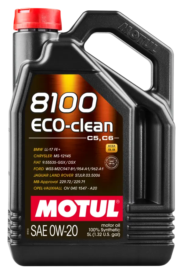 Motul 8100 Eco-clean 0W-20 100% Synthetic Engine Oil - Revzone