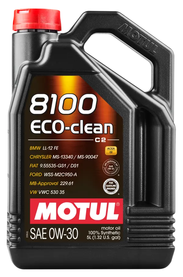 Motul 8100 Eco-clean 0W-30 100% Synthetic Engine Oil - Revzone