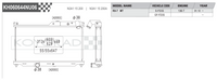 Koyo Performance Radiator - Mazda RX-7 1.3L Turbo N-FLO Dual Pass 1993-1995 - HH060644N - Koyo - Revzone