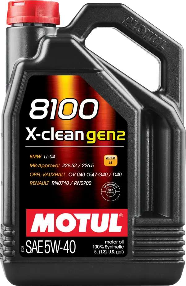 MOTUL 8100 X-CLEAN GEN2 5W-40 - Revzone