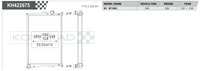 Koyo Performance Radiator - BMW M3 E46 3.2L I6 2001-2006 - HH422675 - Koyo - Revzone