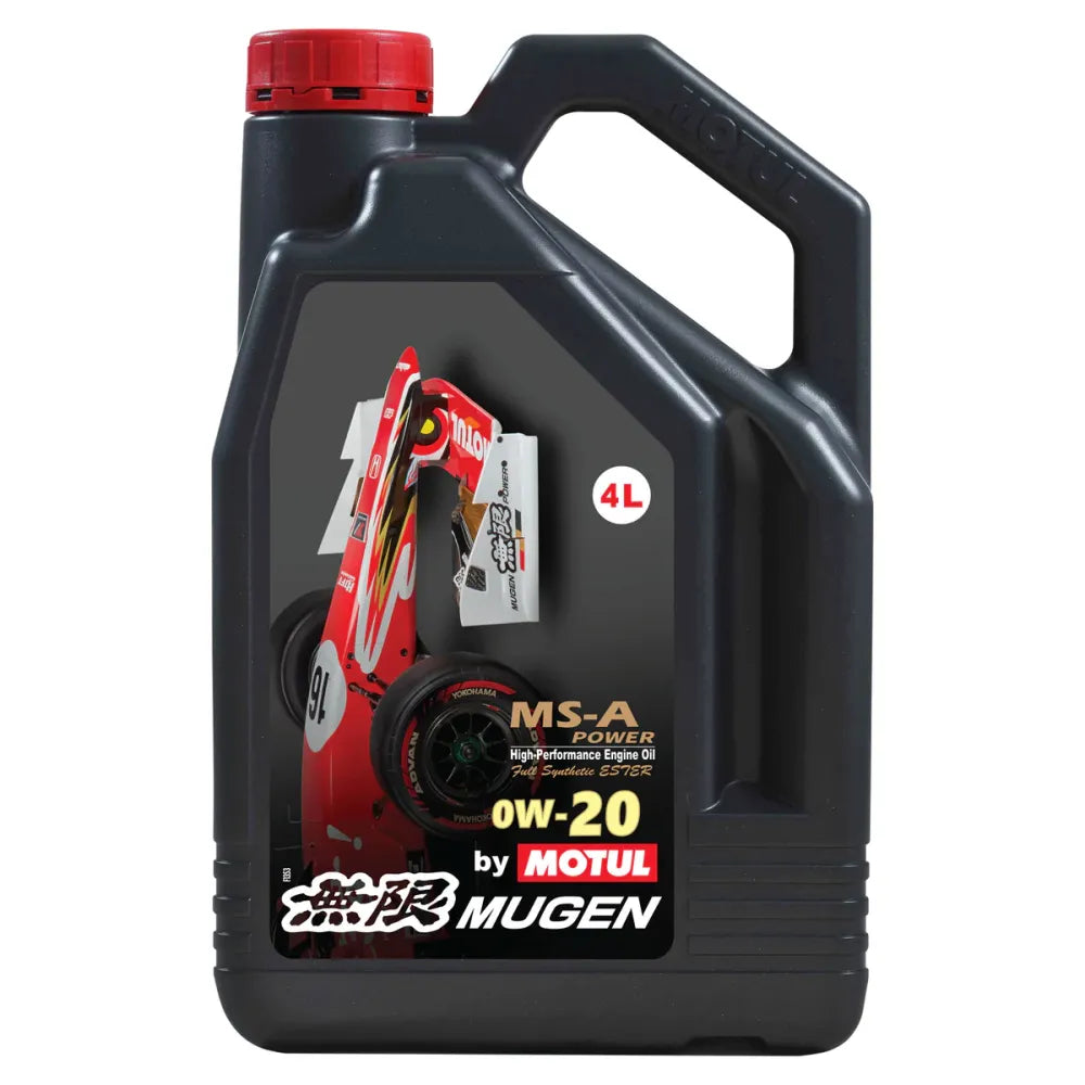 MUGEN by MOTUL MS-A Power 0W-20 100% Synthetic Engine Oil - Revzone