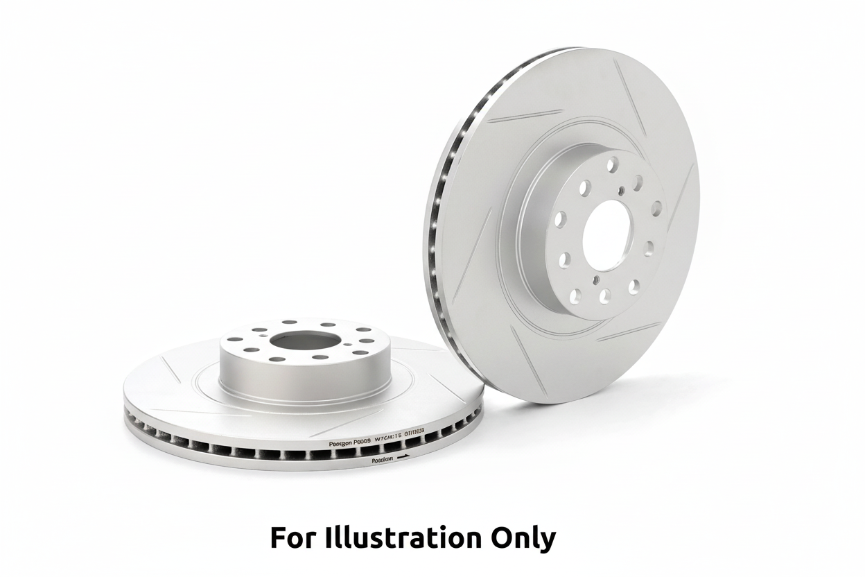 Paragon Performance Rear Brake Rotors - Subaru WRX (2001-2007) / Liberty / Outback (2004-2009) - Sold as Pair