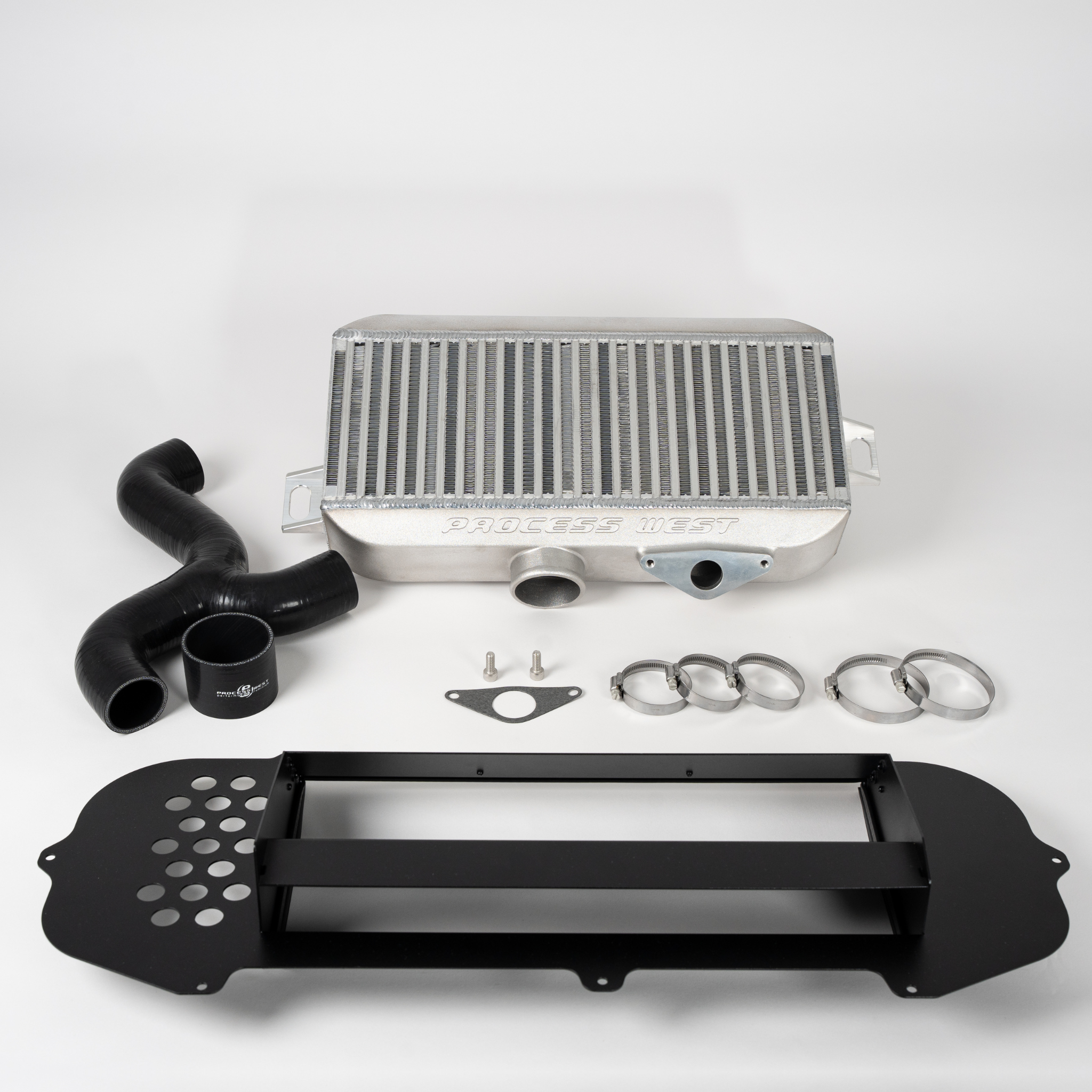 Process West Top Mount Intercooler Kit Silver for Subaru WRX 03-07/STI 06-07