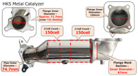 HKS Metal Catalyzer downpipe for Civic Type R FL5, detail view - HKS - Revzone