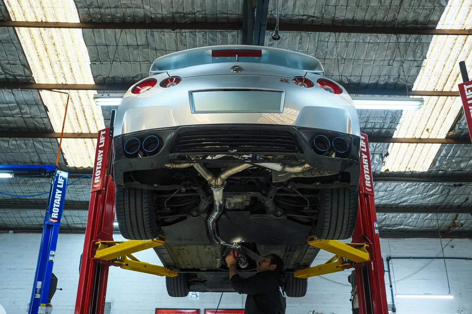 HKS Legamax Premium Catback Exhaust - Nissan R35 GT-R 08+