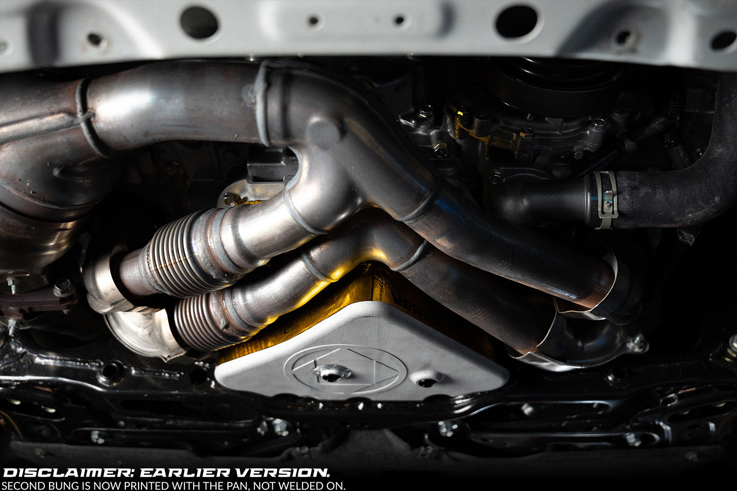 Verus Engineering oil pan installed view - Verus Engineering - Revzone